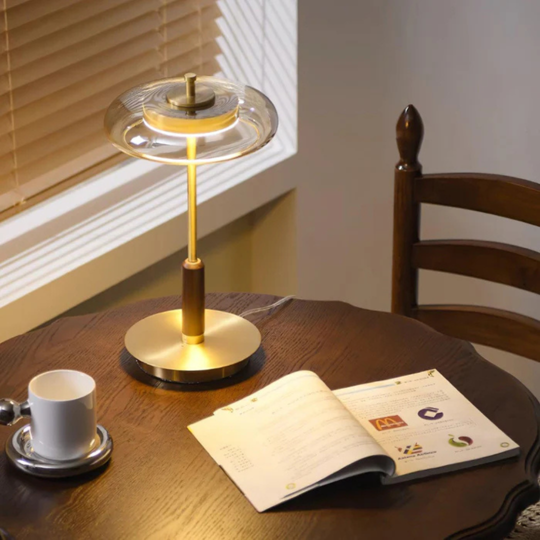 NovaLume Ambient LED Soft Glow Table Lamp For Living Room Spaces