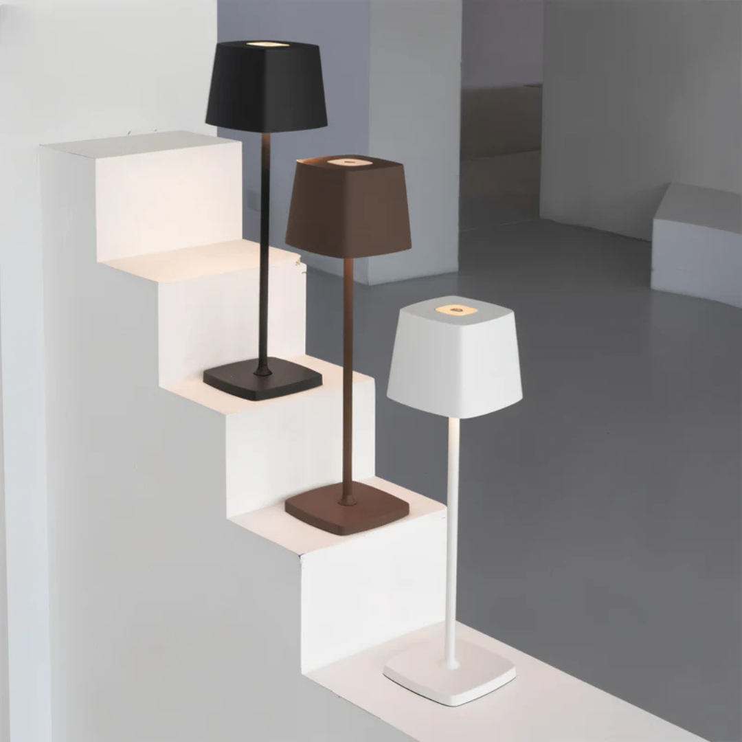 AuroraFlux bezdrátová LED stolní lampa s nastavitelnou jasností a dotykovým senzorem