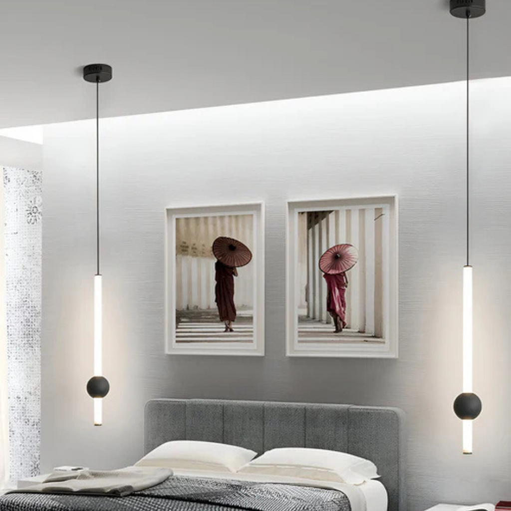 Kairova Sleek Pendant Light With Cylindrical Form For Interiors