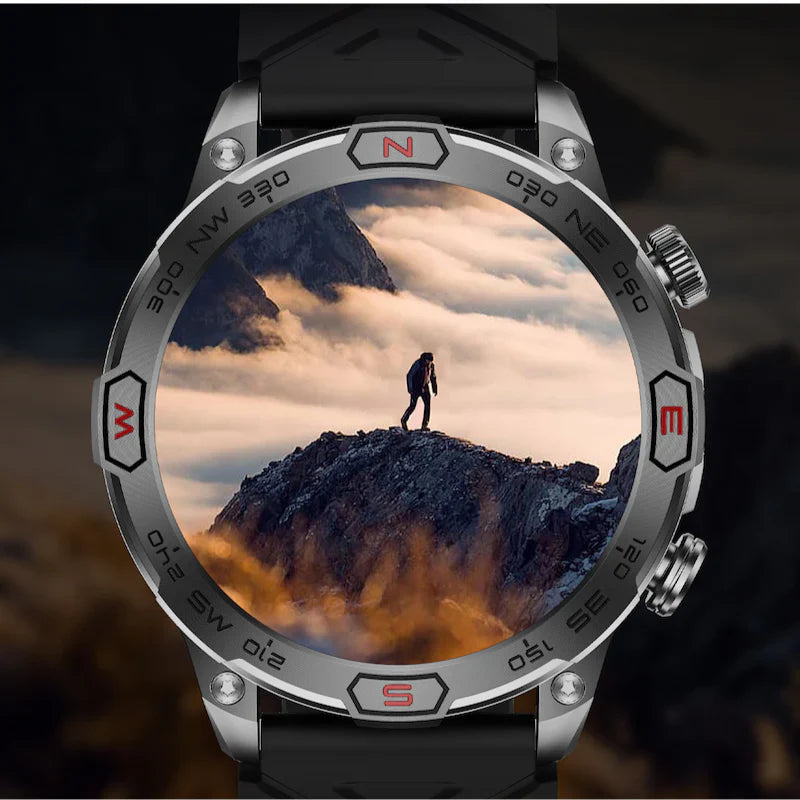 Montre connectée PinnacleX Pro — suivi complet de la santé et GPS