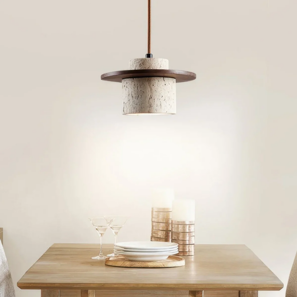 Cavallo Pendant Light By Liora In Travertine For Dining Rooms