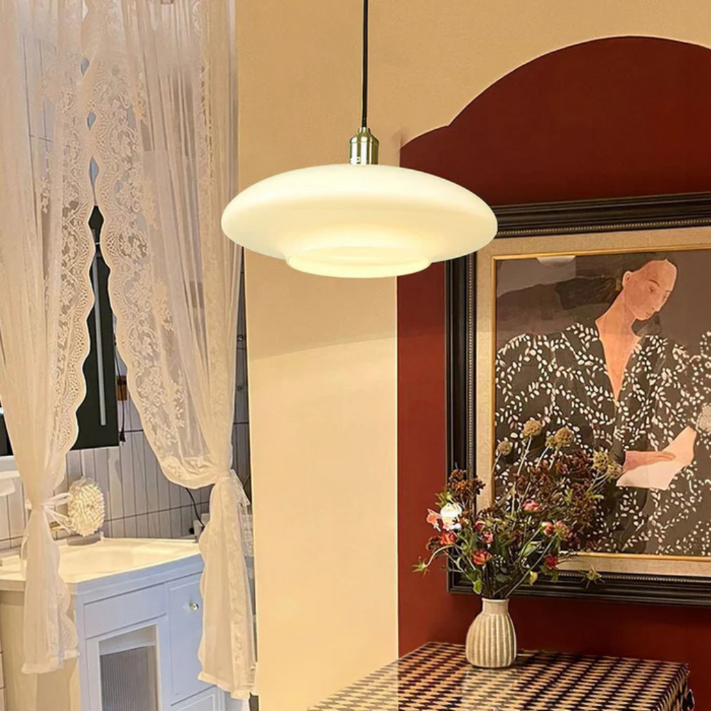 Novalume Pendant Light With Glass Shade For Dining And Living Rooms