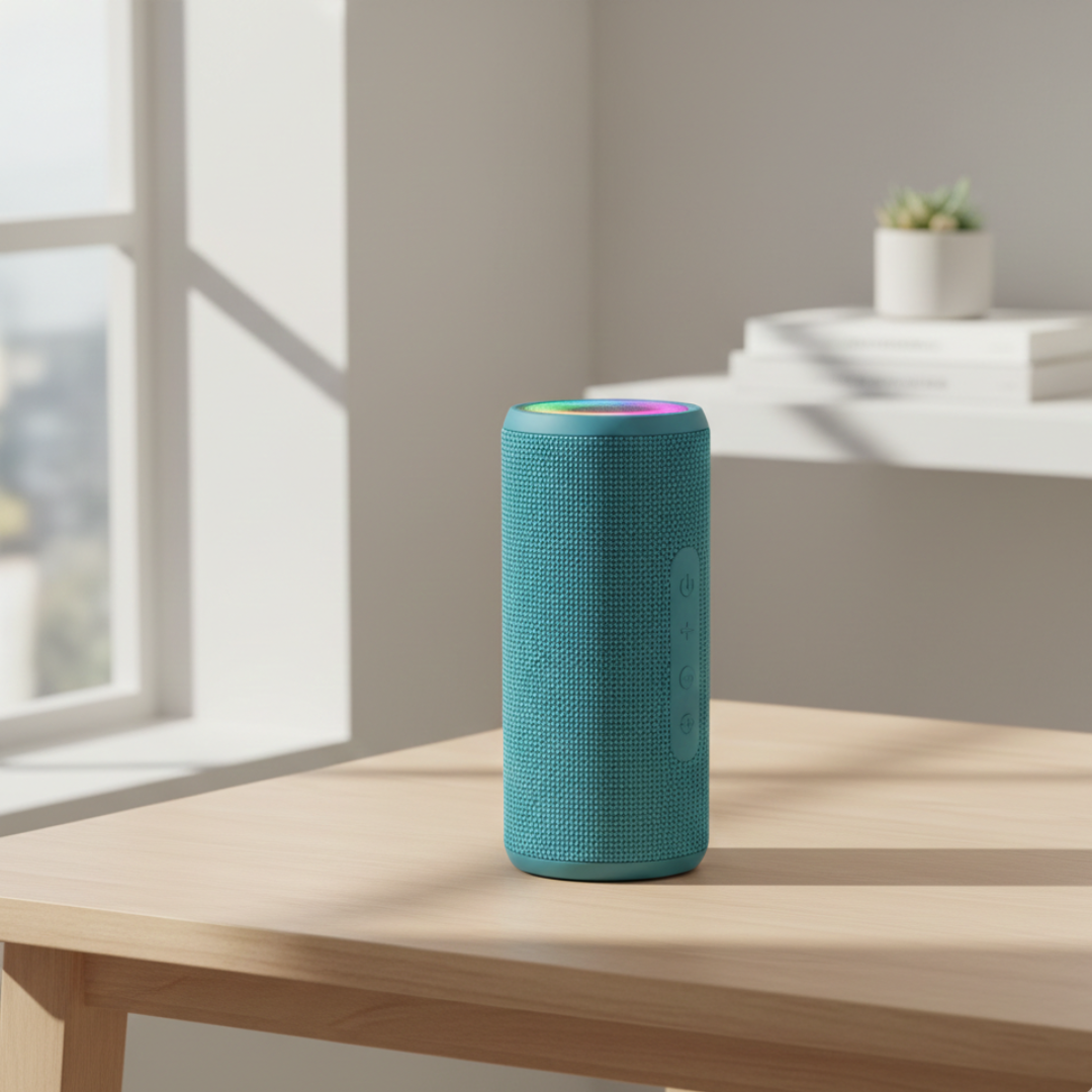 Altavoz Bluetooth portátil mini — Potencia nítida de 40W, graves estéreo 3D profundos