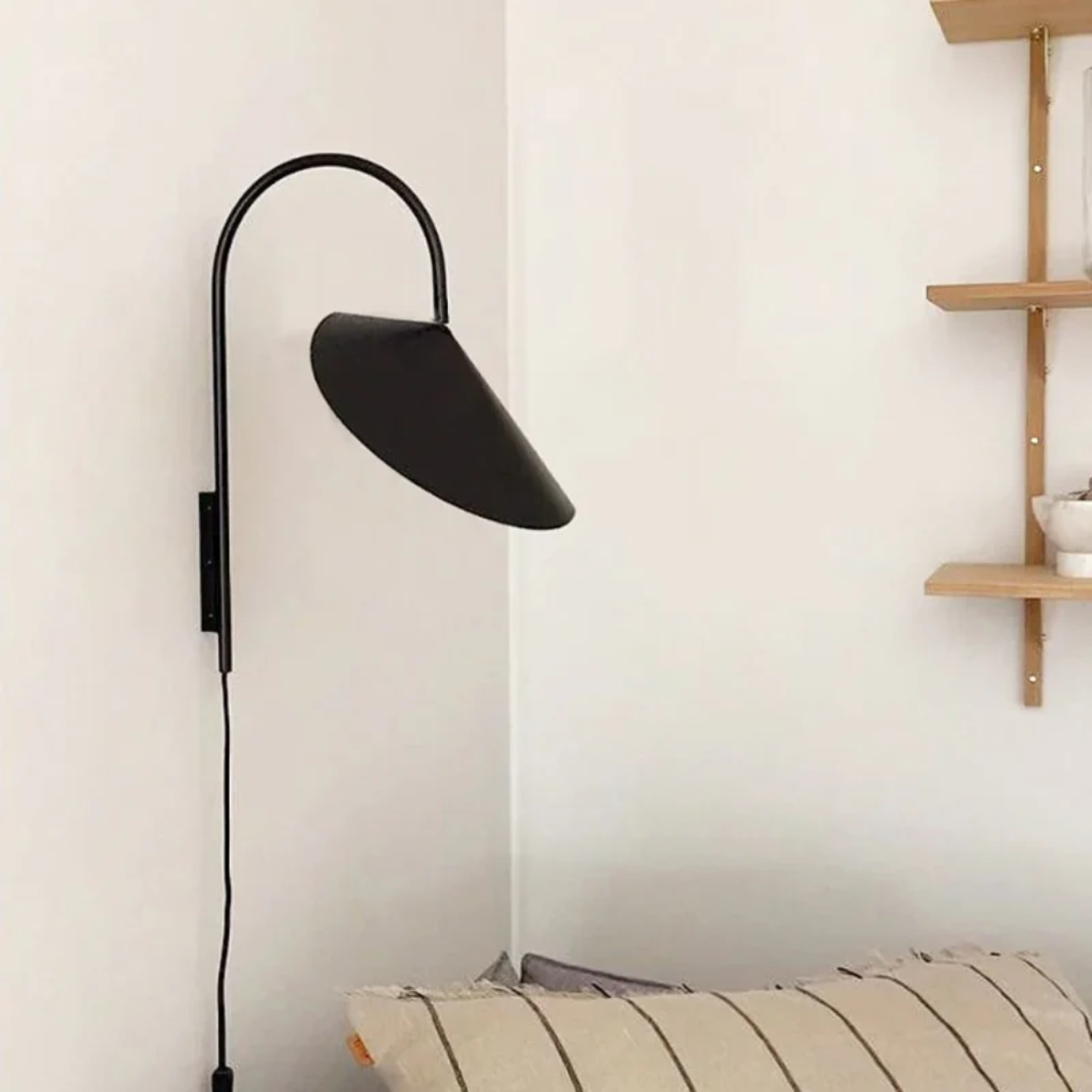 Quell Tilting Shade Wall Light For Bedroom And Living Room