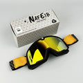 Retro-Motorradbrille - UV-Schutz, passt über Brillen