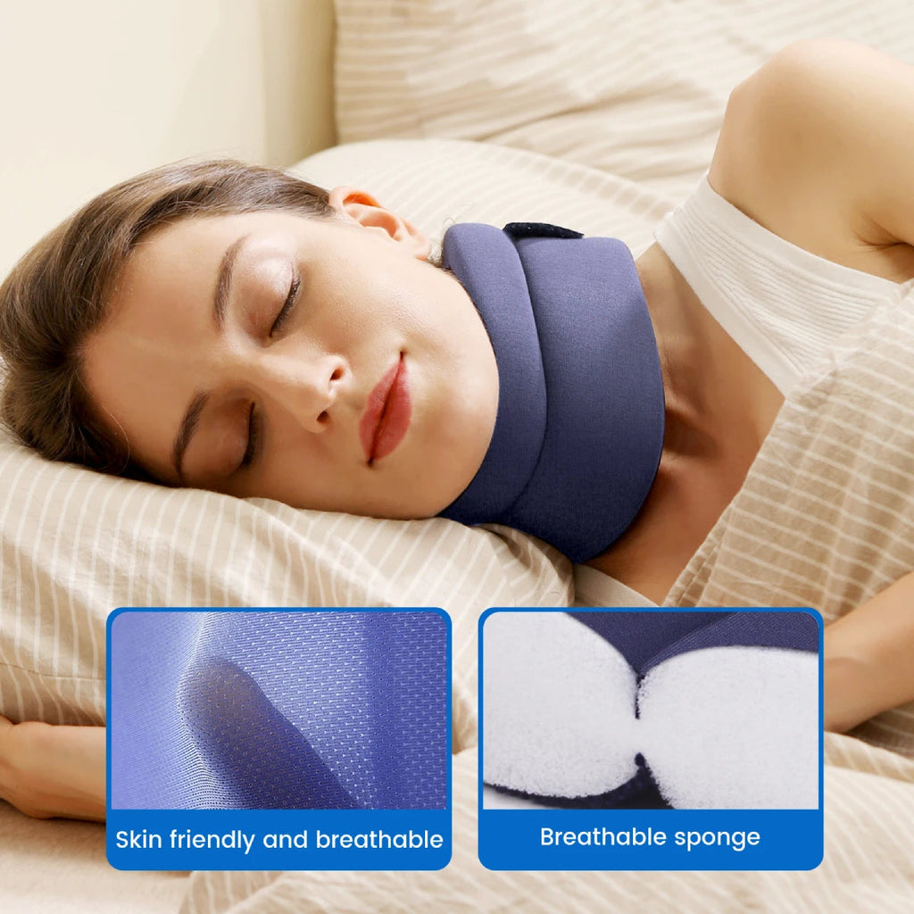 Colar cervical respirável de suporte — ortótese cervical para melhorar a postura
