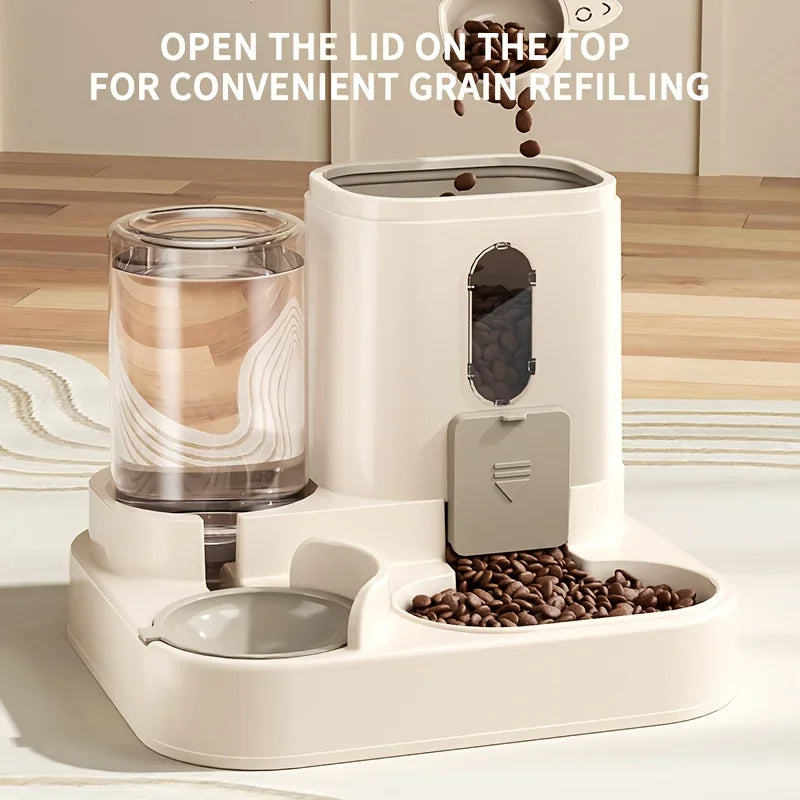 2 in 1 Dog and Cat Feeder with Water Dispenser | Filindra