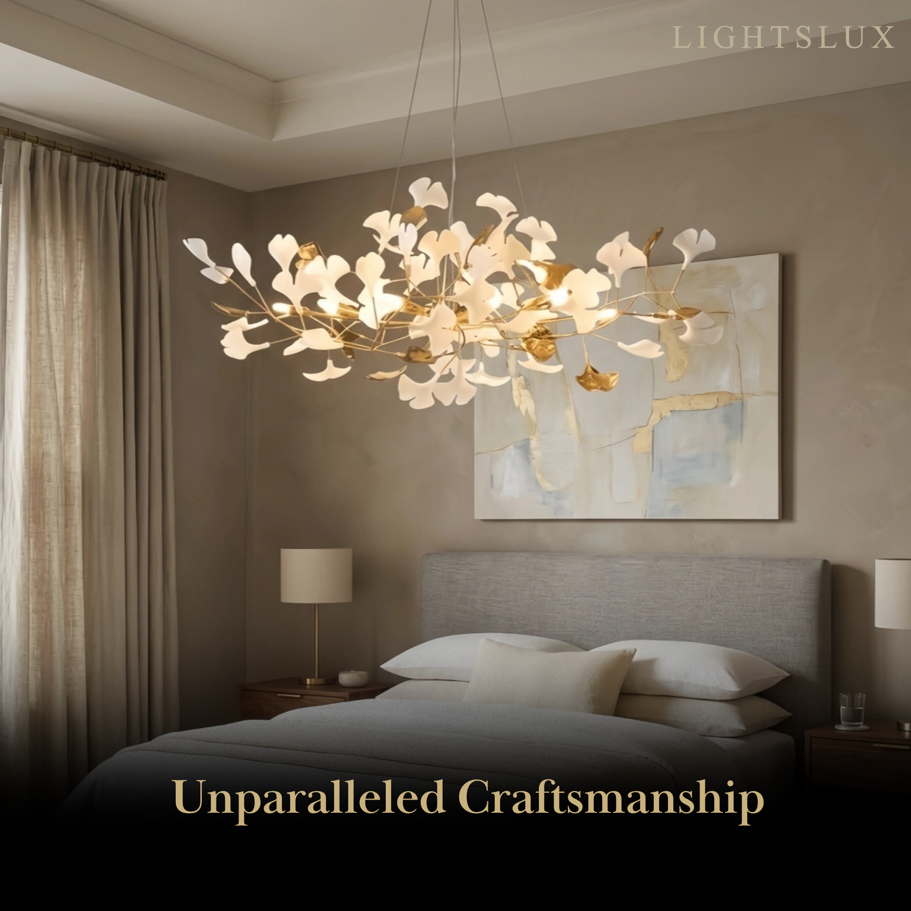 Art Deco Chandelier – Ceramic Design for Dining Room Living Room - Flindria