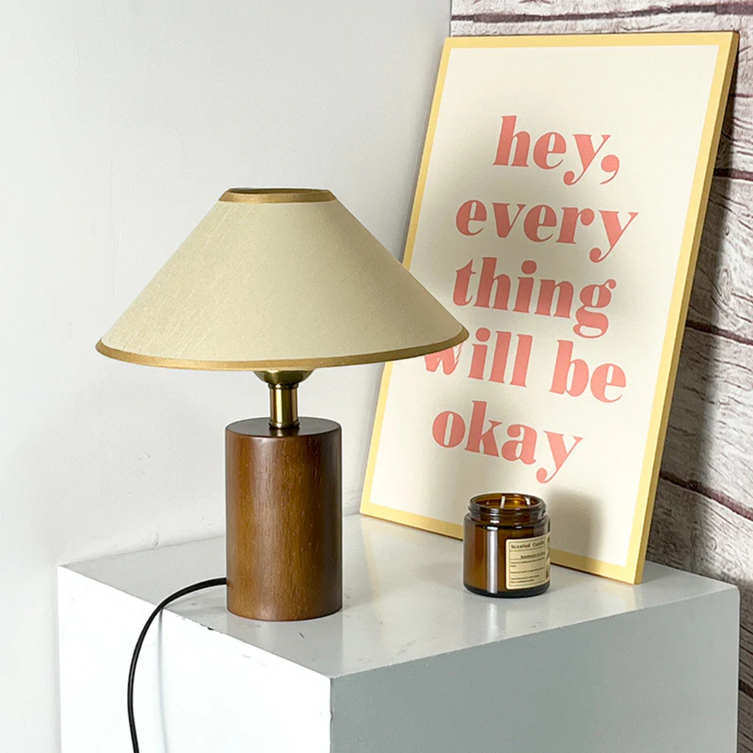 Deretia RetroLume Table Lamp For Cozy Reading On Desk Or Nightstand