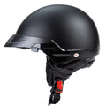 Casco abierto para motocicleta Cruiser — homologado por el DOT, con forro interior extraíble