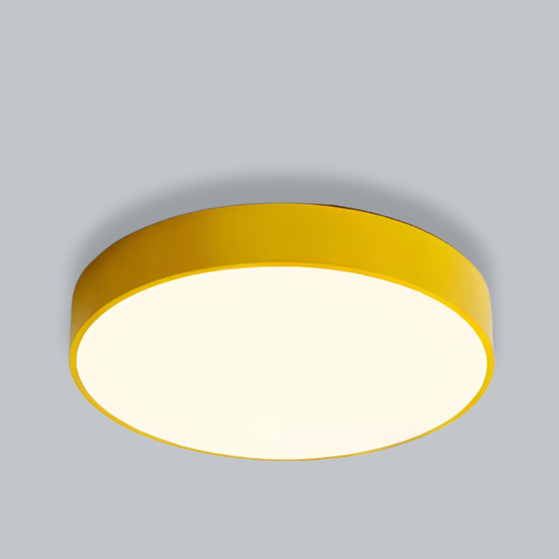 Orlian Round Kids LED Ceiling Light With Remote Dimmable