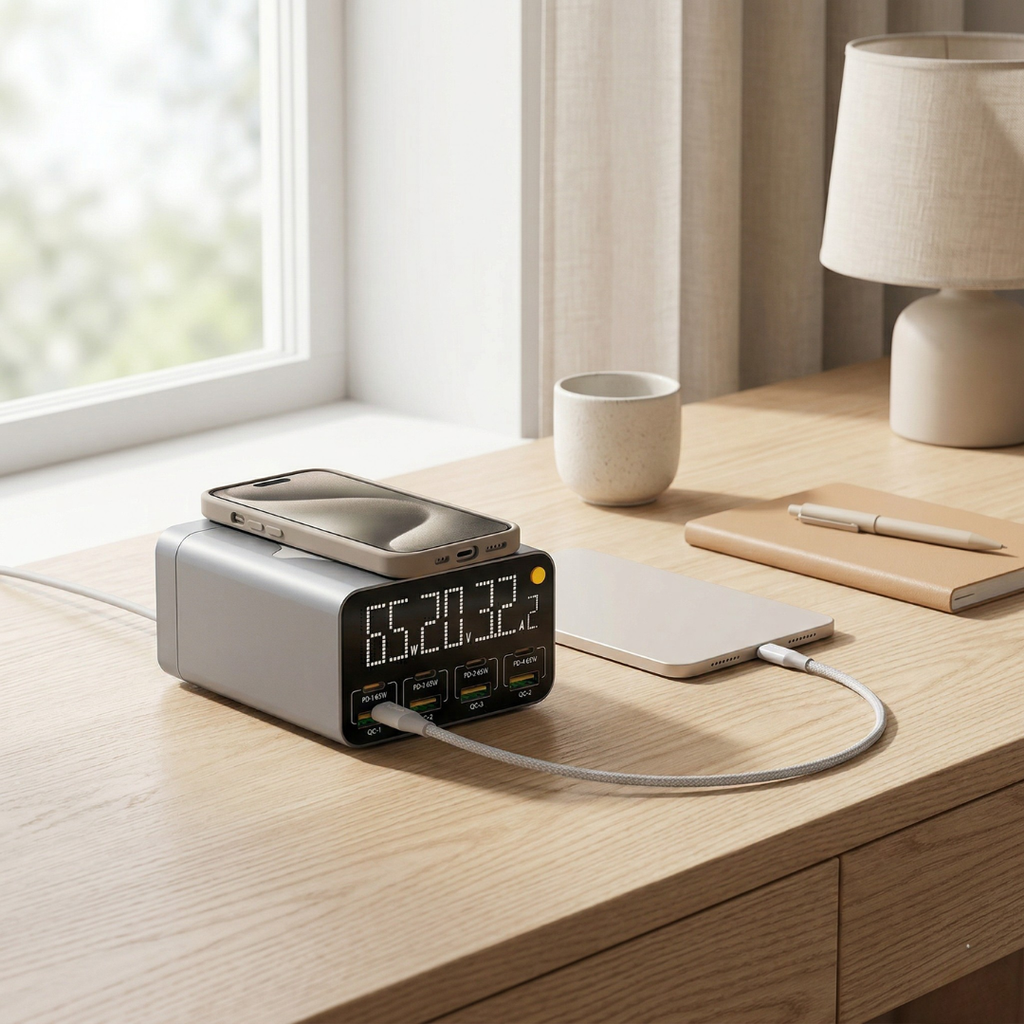 Multi-Port USB Charging Station — Power Delivery & Quick Charge 3.0
