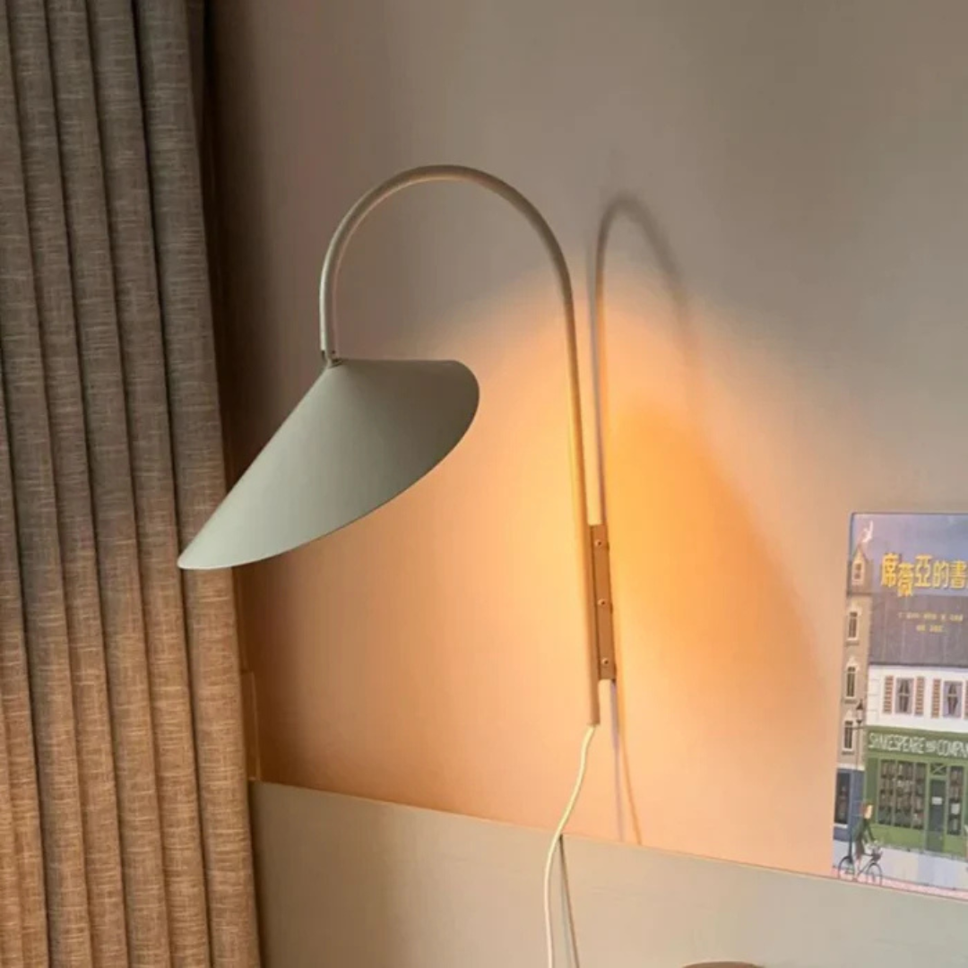 Quell Tilting Shade Wall Light For Bedroom And Living Room