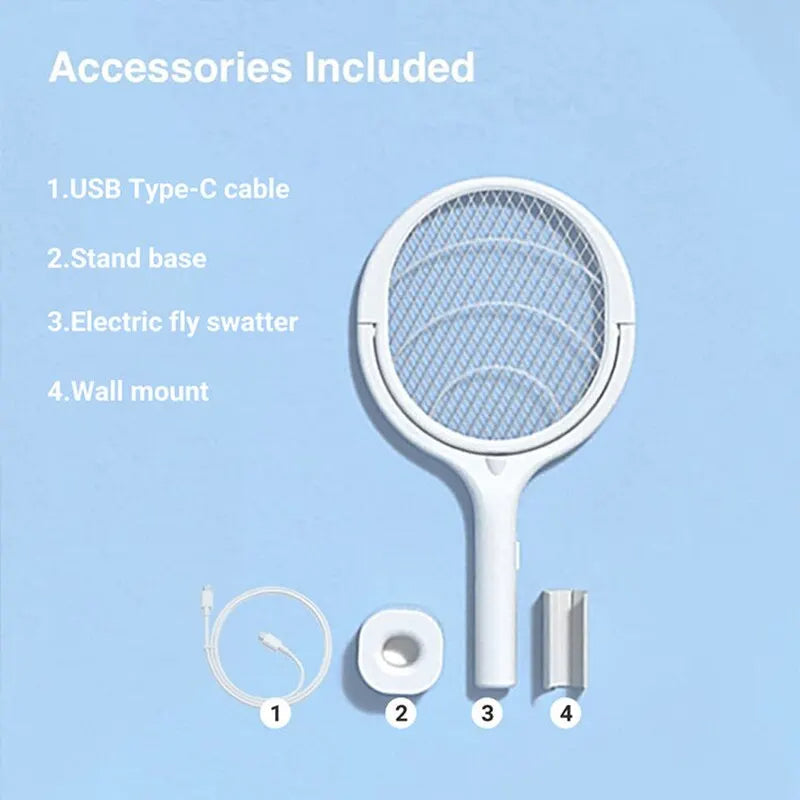 5 in 1 Fast Charging Bug Zapper Racket | Filindra