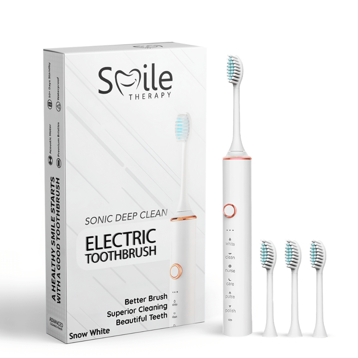 Sonic Toothbrush — Six Modes, 18 Adjustable Intensity Levels