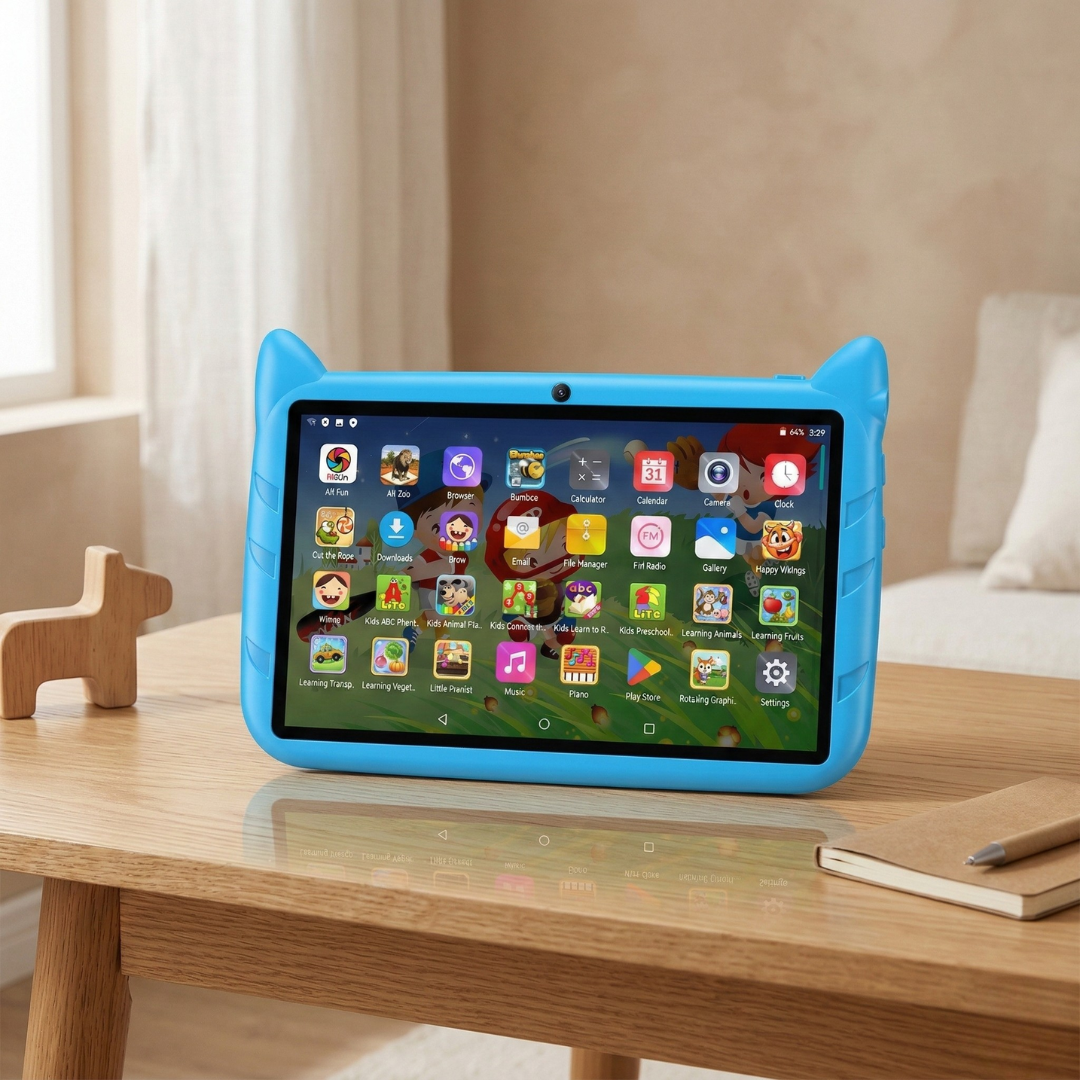 Kompaktní dětský tablet - rozšiřitelné úložiště, plynulý multitasking