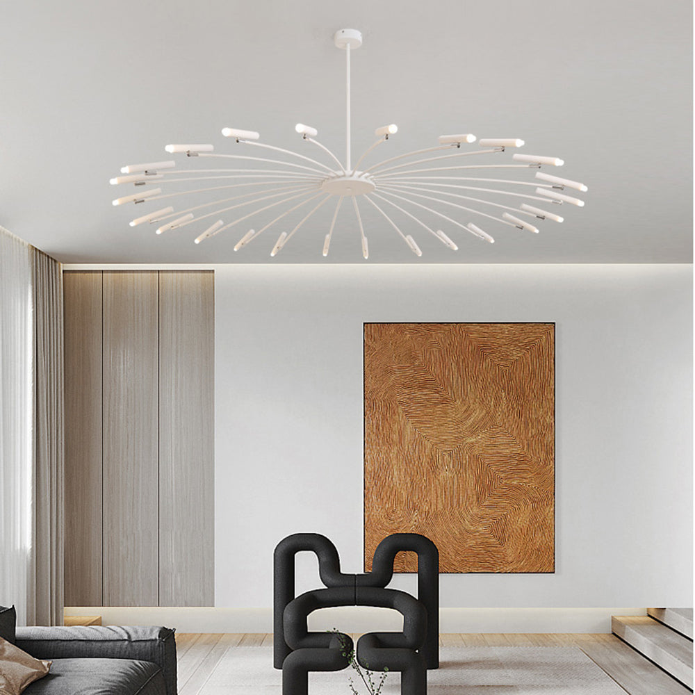 EvetteLuxe modern LED-taklampa — finish i guld och svart