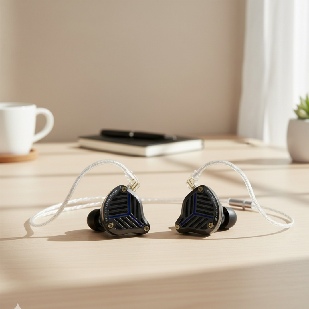 Langalliset HiFi-kuulokkeet – tasomagneettiset elementit, taajuusalue 20Hz–20kHz