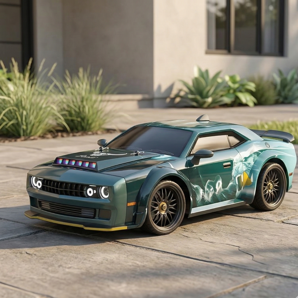 1:16 Scale Brushless 4WD RC Car — 70km/h Top Speed, Engineered Chassis Frame