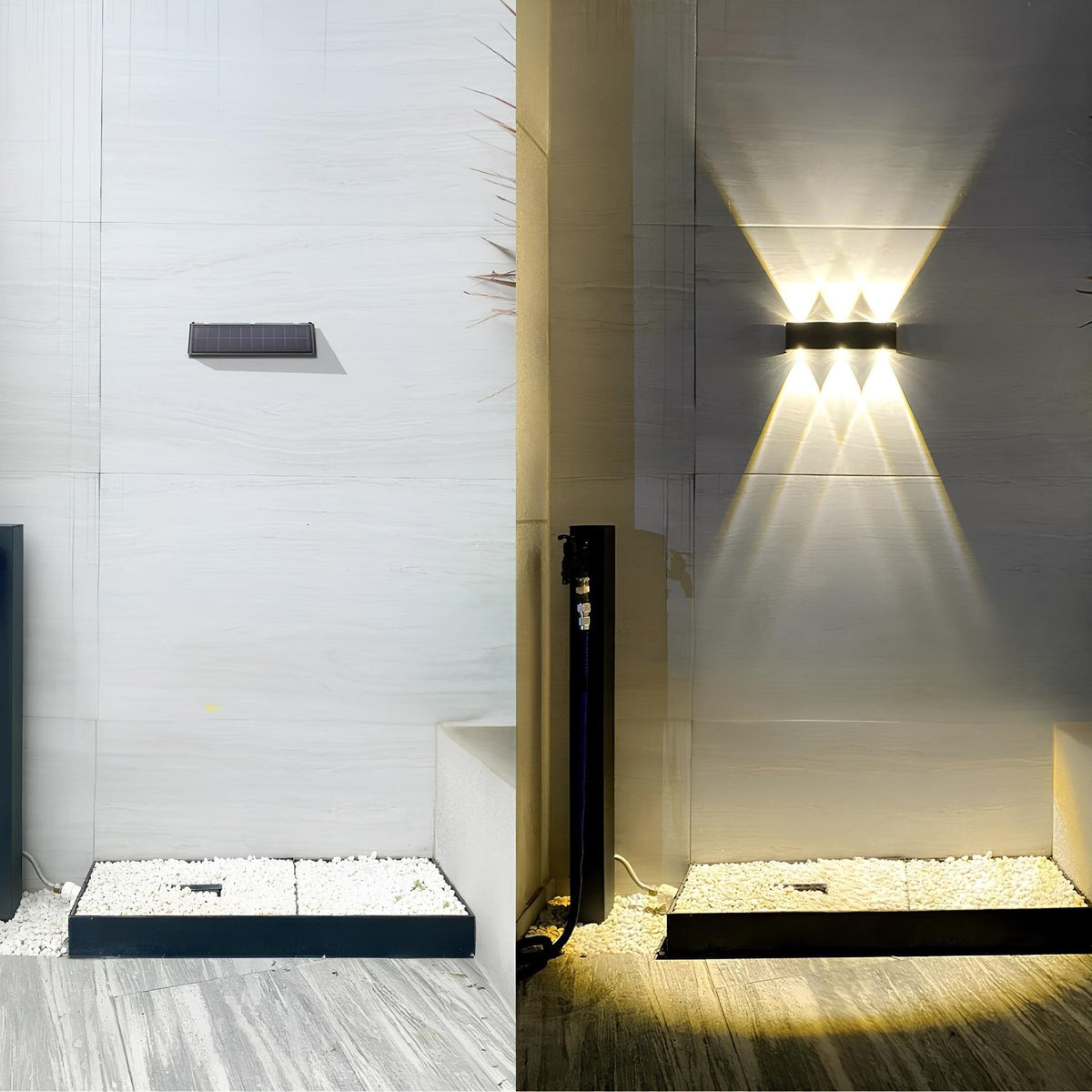 Applique murale solaire LED étanche SolarGuard — lampe d’extérieur
