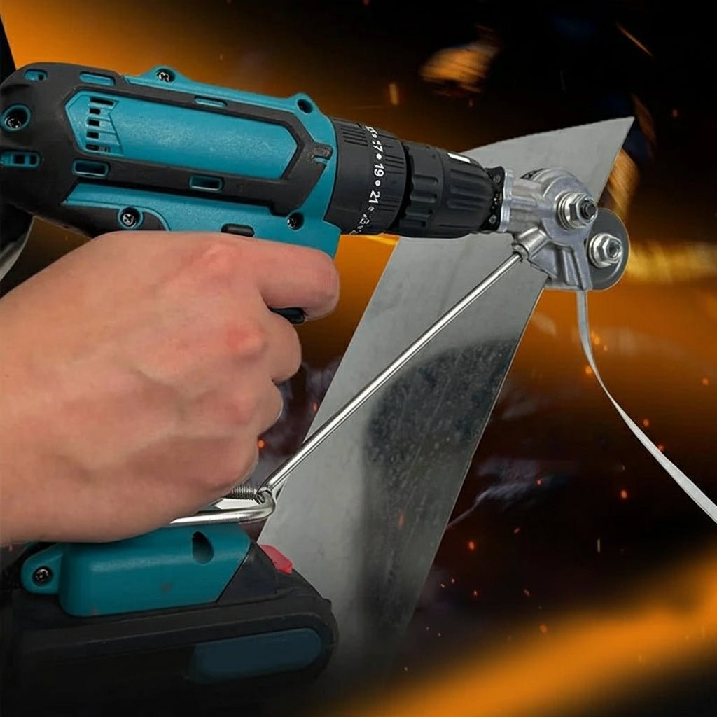 Electric Drill Sheet Metal Shear Nibbler Attachment