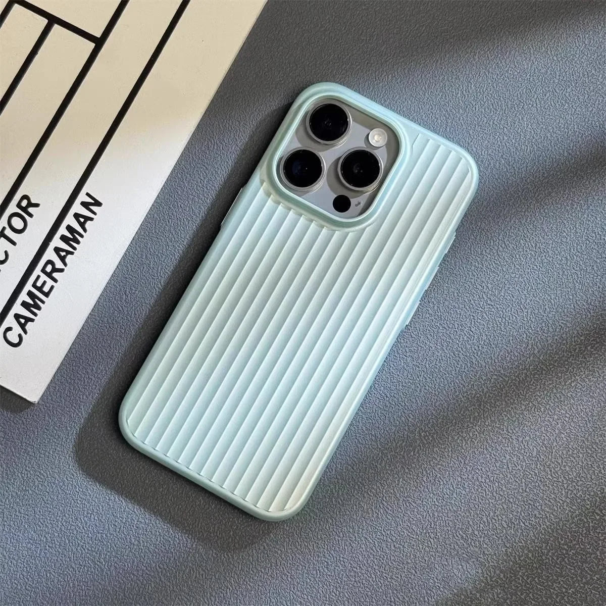 ApexGuard Slim iPhone Case — Ridged Grip Texture, Shock-Absorbent Drop Protection