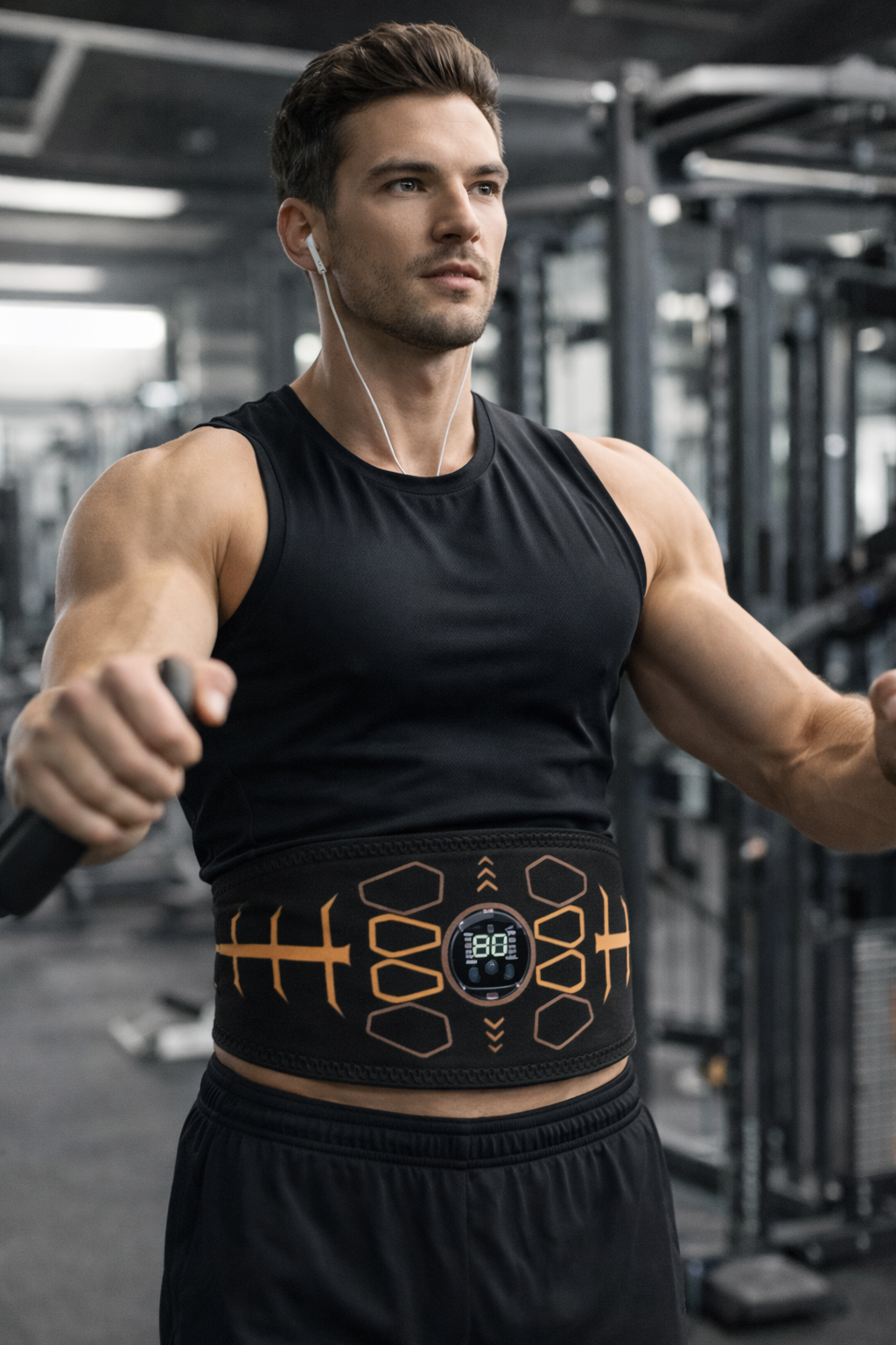 Abdominal Toning Belt — 10 Exercise Modes, 30 Intensity Levels