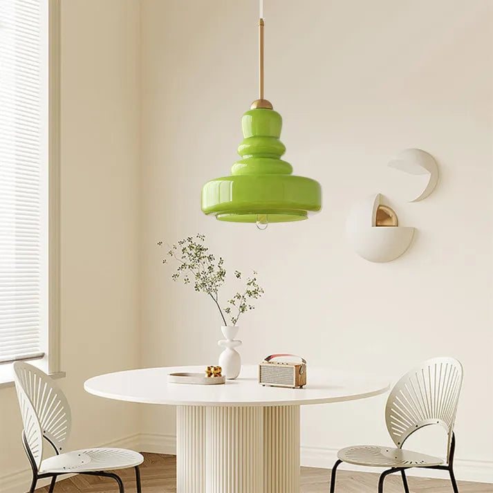 Elaris Hand-Blown Glass Pendant For Dining Areas Home Kitchen