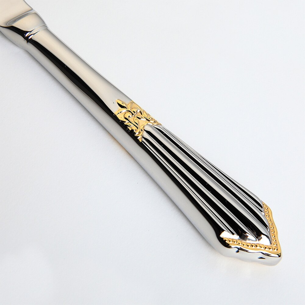 Orla handgjort lyxbestickset — dekorativ gyllene finish