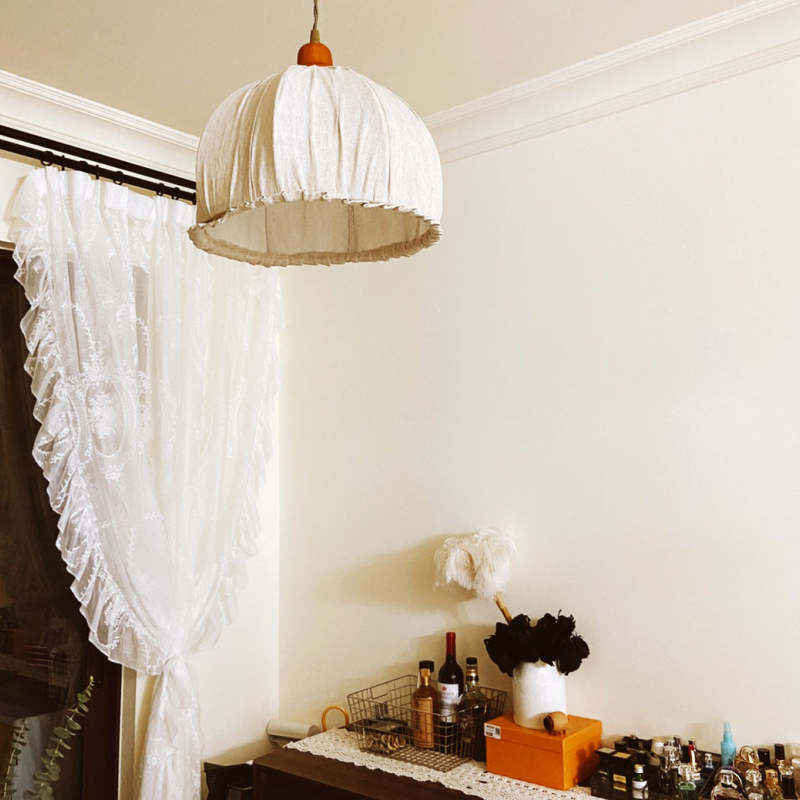 Nordia Linen Pendant Light — Minimalist Scandinavian Ceiling Lamp