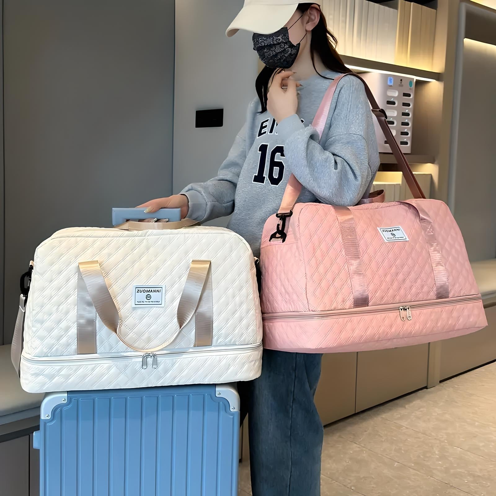 Voyager Weekender Reisetasche — Wasserdichte Außentaschen