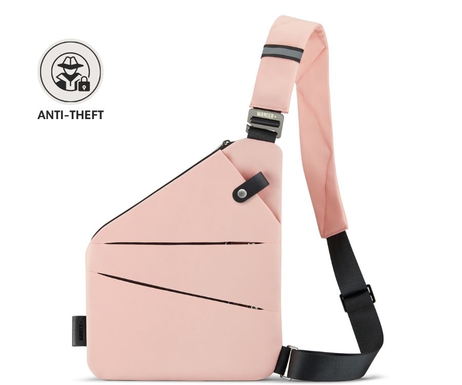 Anti-Theft Travel Bag — Concealed Zipper Design & Secure Front Pockets
