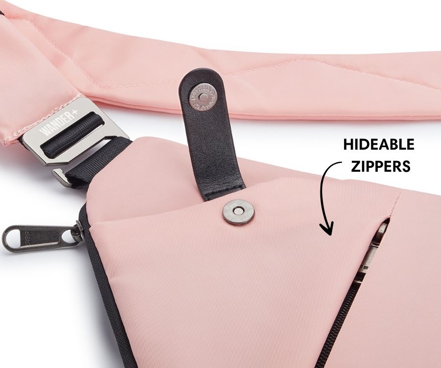 Anti-Theft Travel Bag — Concealed Zipper Design & Secure Front Pockets