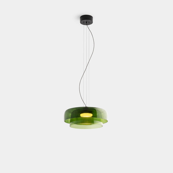 FjordLumen Glass Pendant Lamp — Distinctive Handcrafted Ceiling Light Fixture