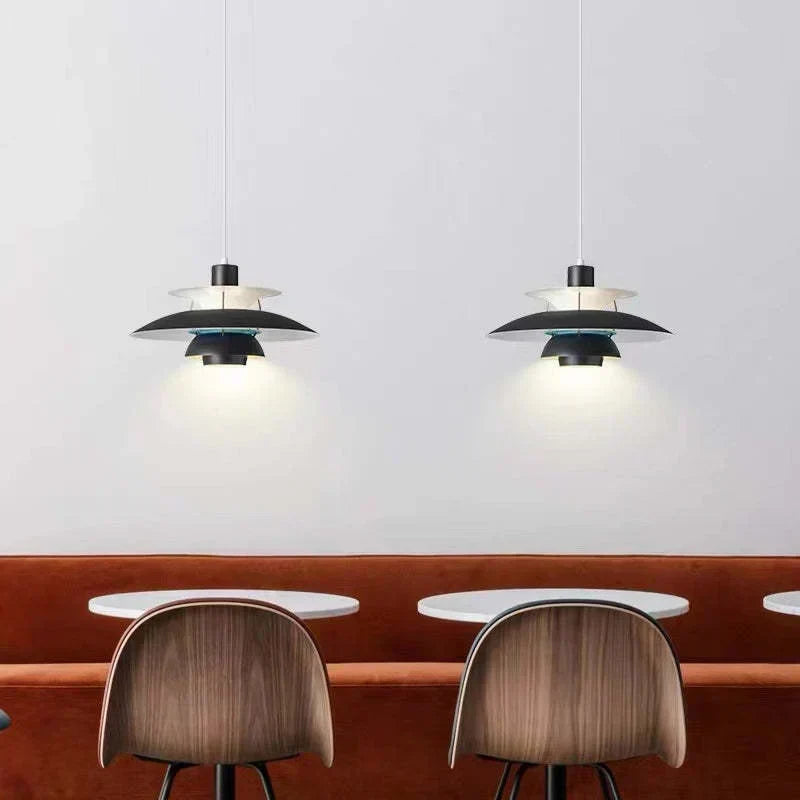 Morandi modern LED-hänglampa — färgglad skärm