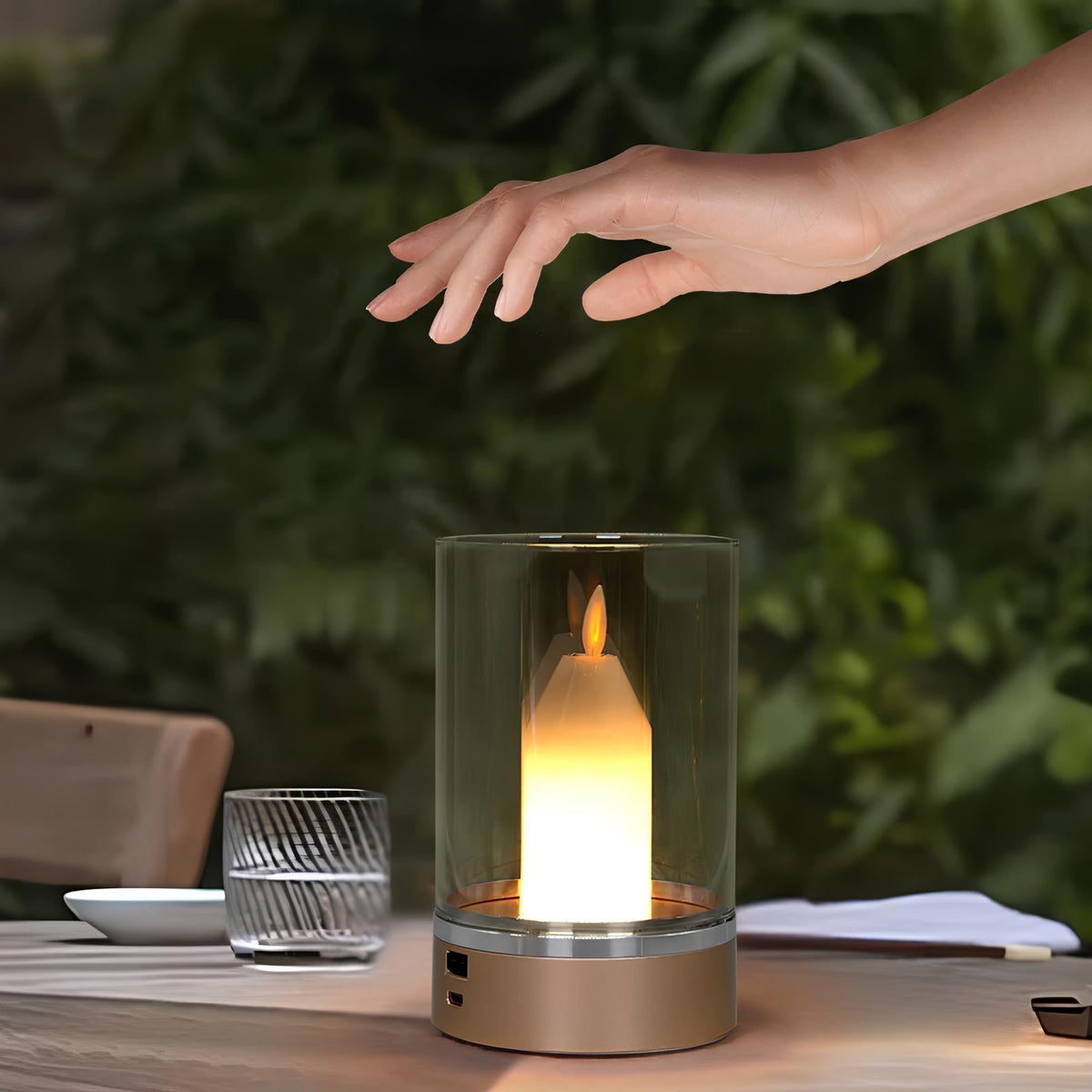 Świeca LED Luminara z gestowym sterowaniem — bezdotykowe oświetlenie