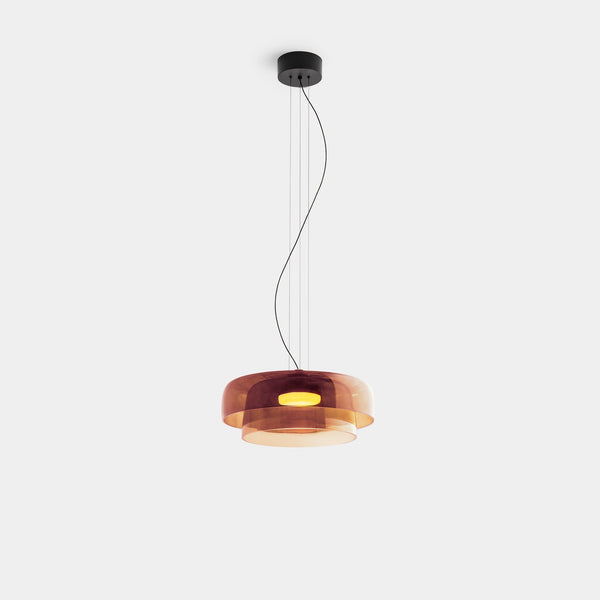 FjordLumen Glass Pendant Lamp — Distinctive Handcrafted Ceiling Light Fixture