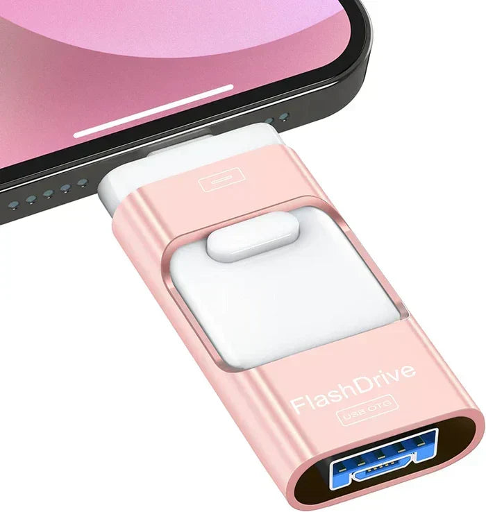 FlashDrive USB-minne för iOS, Android och bärbara datorer