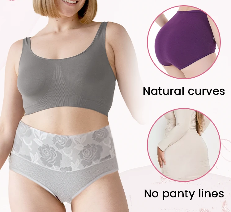 High-Waisted Leakproof Panties — Tummy Control Underwear