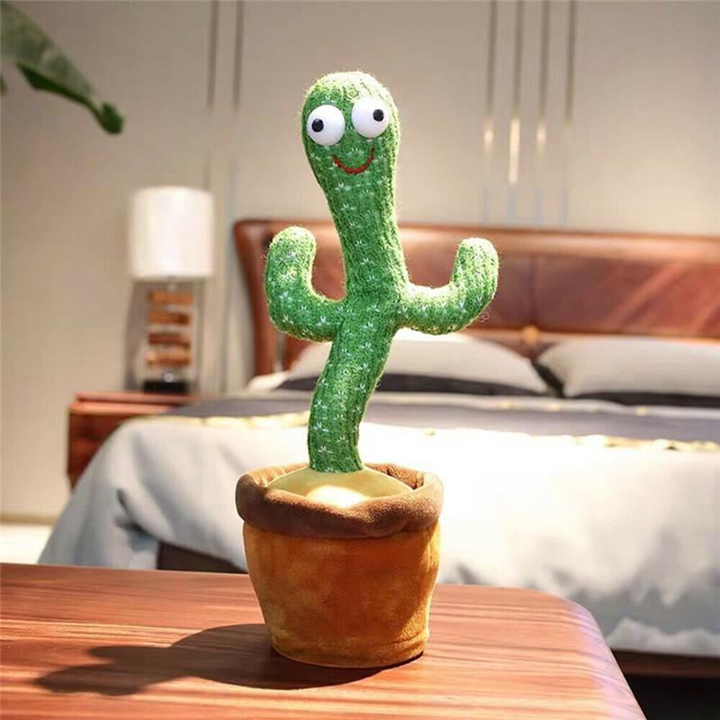 Happy Cactus παιχνίδι που χορεύει και ενεργοποιείται με ήχο — τραγουδά και κινείται