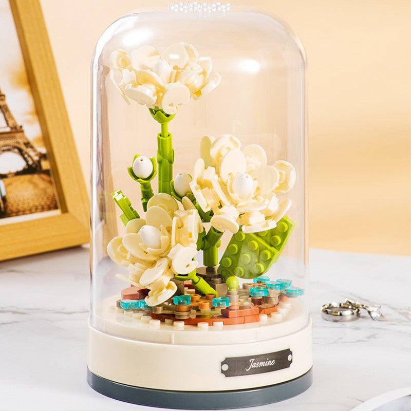 DIY-Bauset: Lego-Rose mit Spieluhr — 100-200 Teile