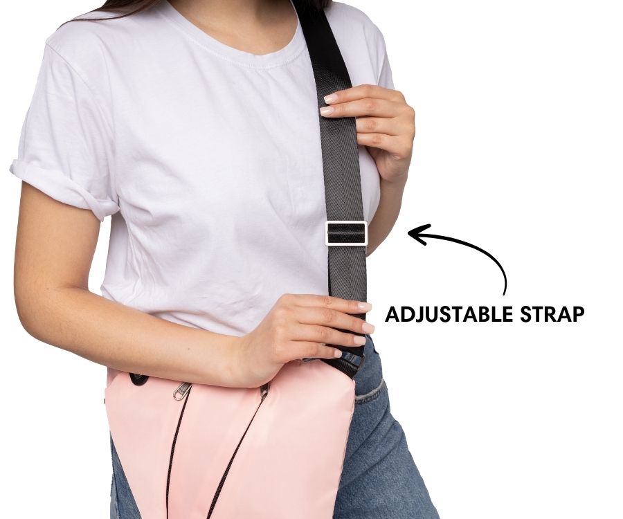 Anti-Theft Travel Bag — Concealed Zipper Design & Secure Front Pockets