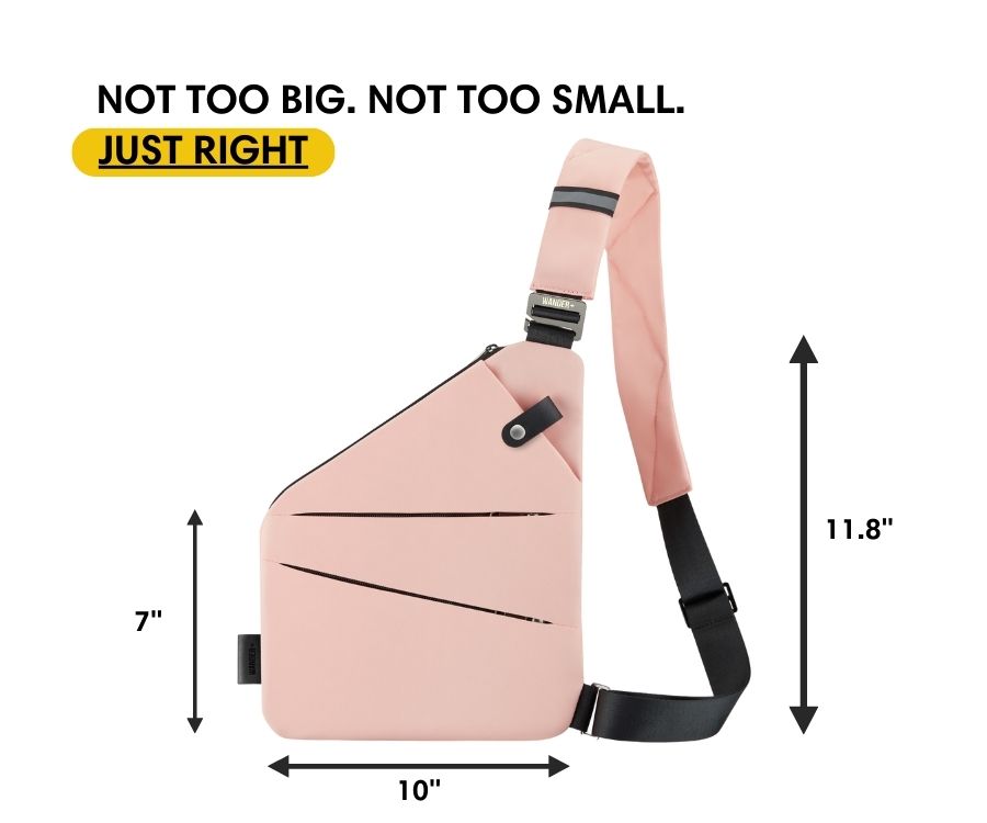 Anti-Theft Travel Bag — Concealed Zipper Design & Secure Front Pockets