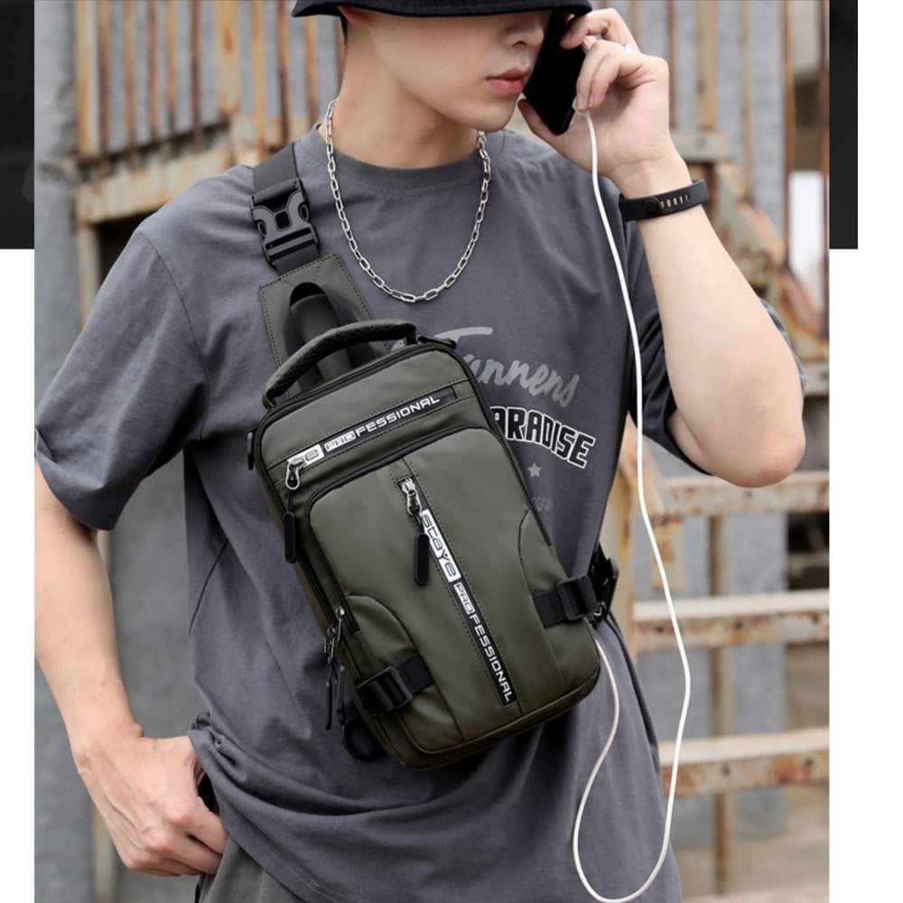 Vandtæt multifunktionel crossbody-taske — stilfuld skuldertaske