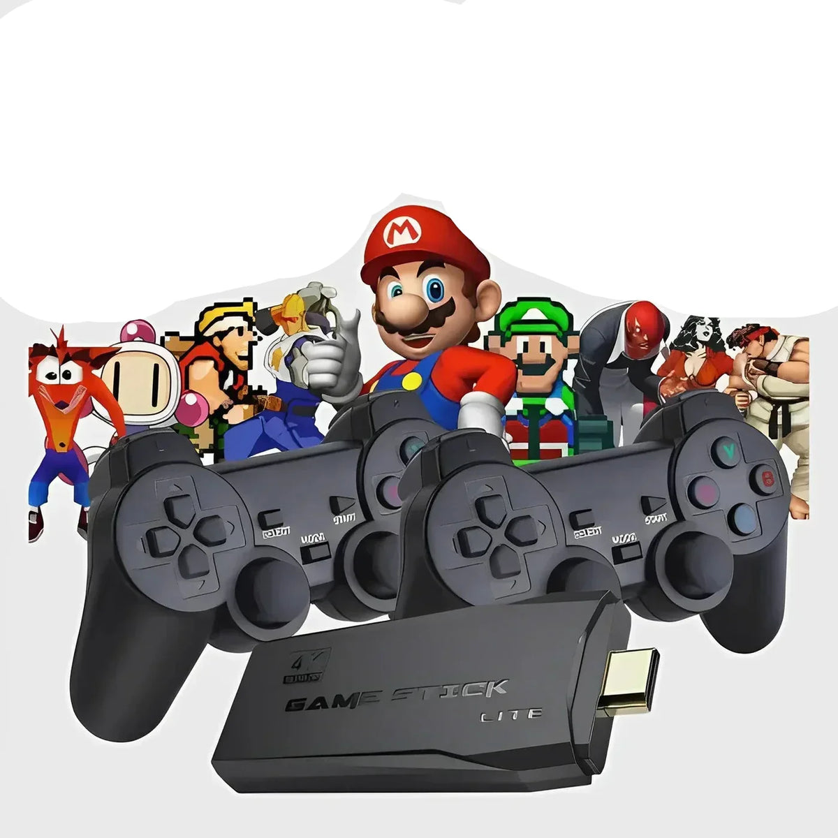 PixelDrive 64gb Original — 2 Comandos, mais de 20.000 jogos do Mario e Pokémon