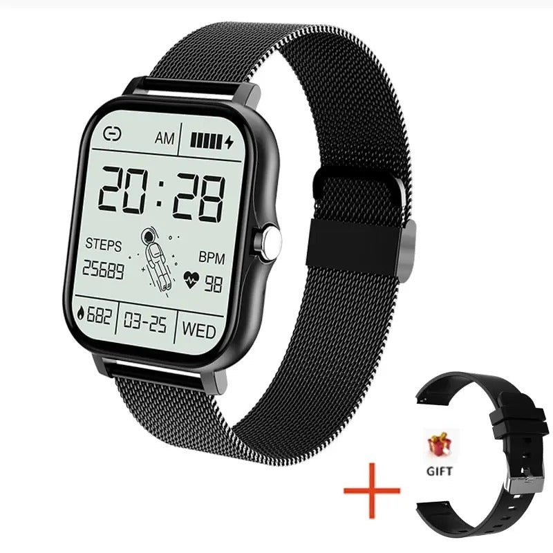 Smartwatch da uomo/donna - Chiamate Bluetooth, fitness e sport con display completamente touch