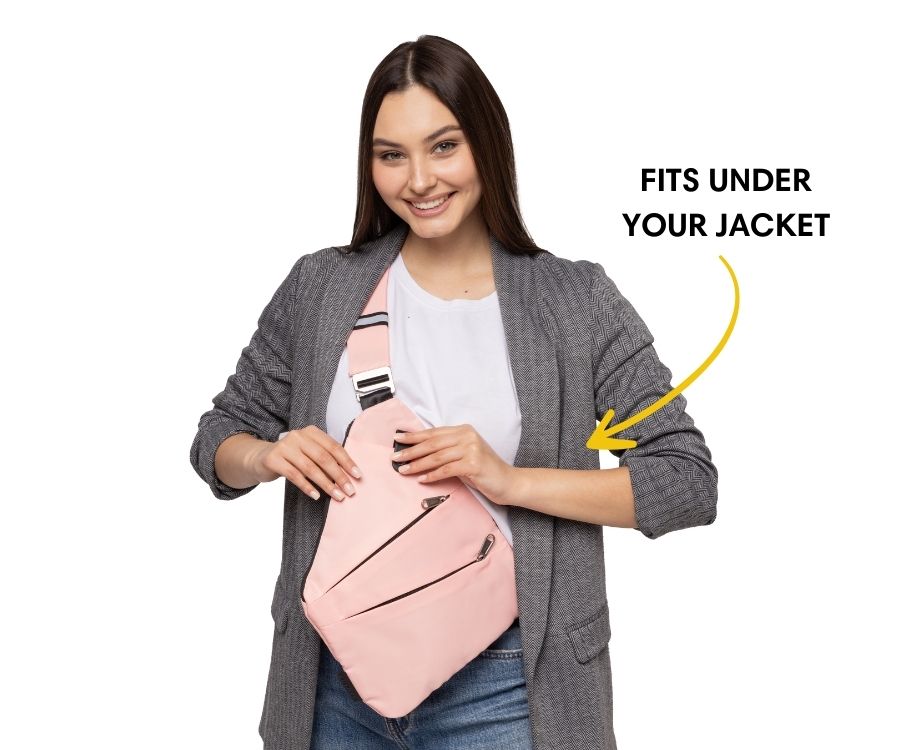 Anti-Theft Travel Bag — Concealed Zipper Design & Secure Front Pockets