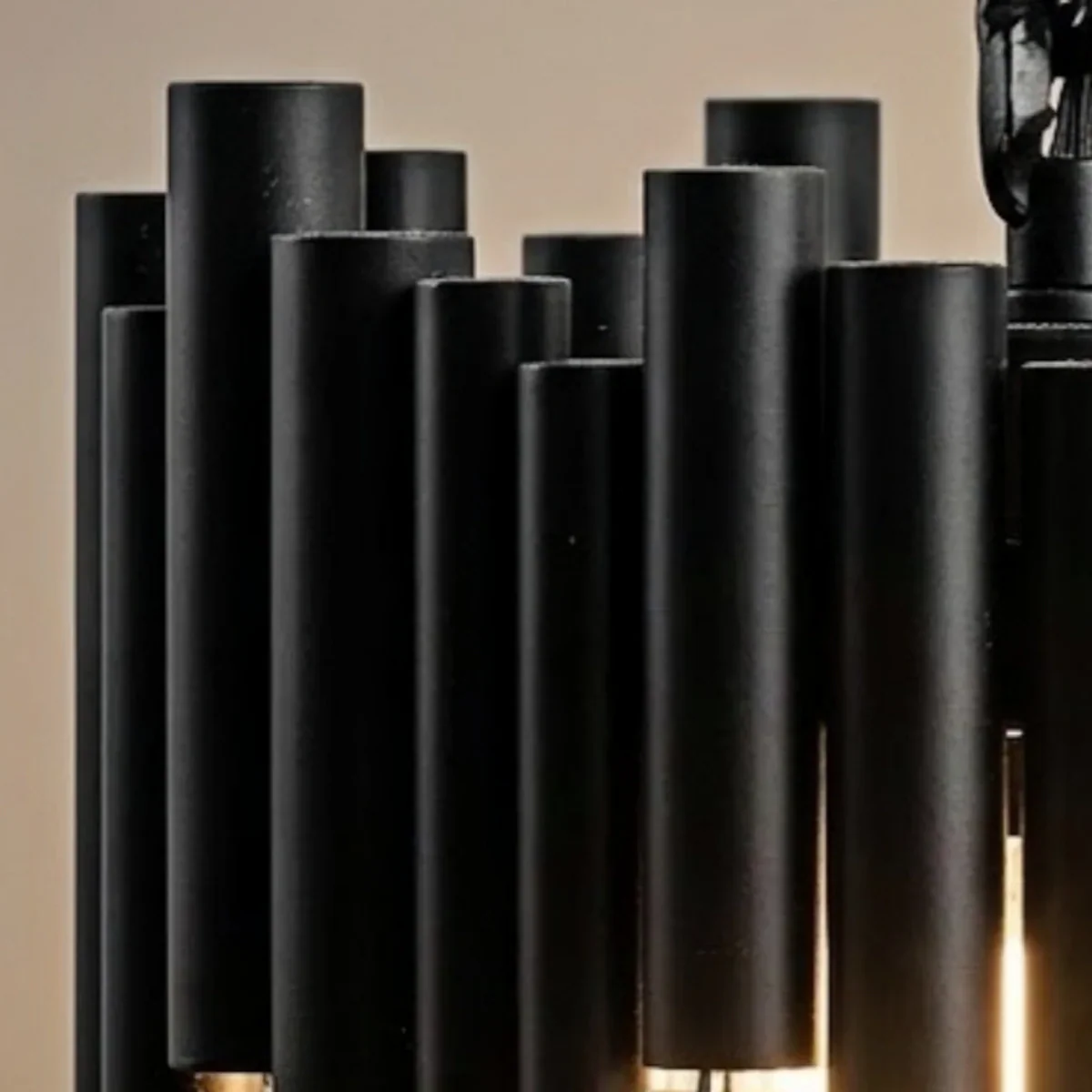 Modern Obsidian Mini Pendant Light with Crystal Detail - Flindria