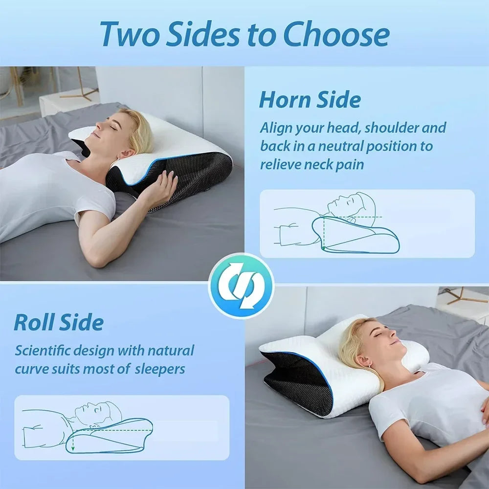 Orthopedic Neck Pillow — Targeted Support, Proper Spinal Alignment