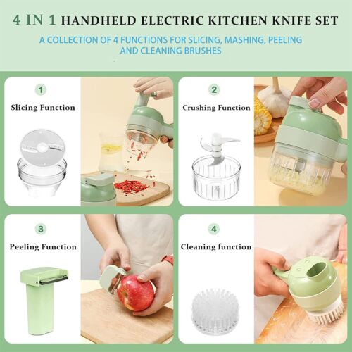 4 In 1 Electric Food Cutter | Filindra